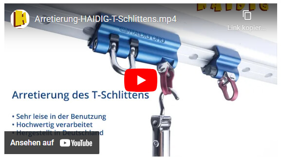 T-Schlitten für HAIDIG® T-Schienensystem